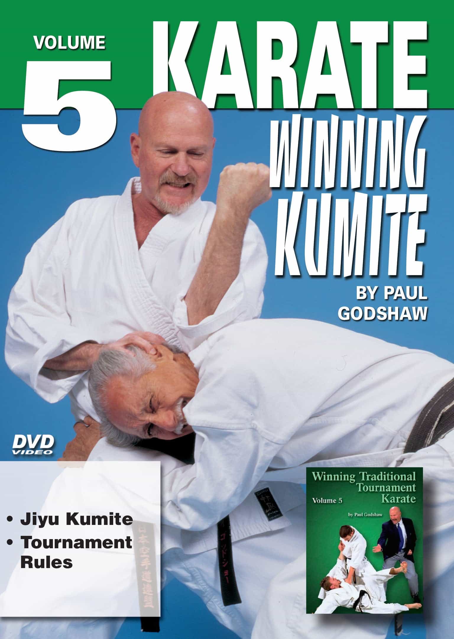 Karate Winning Kumite Sparring #5 Jiyu Kumite, Tournament Rules Dvd Paul Godshaw