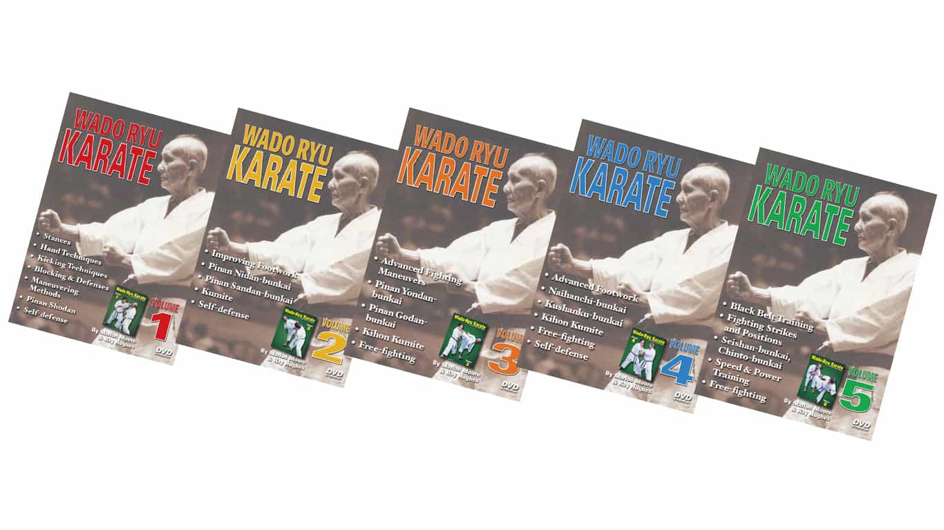 5 DVD Set Wado-Ryu Karate by Moore & Hughes