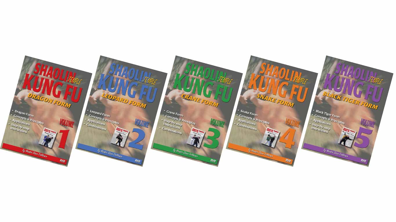 Shaolin Kung Fu 5 DVD Set by Steve DeMasco