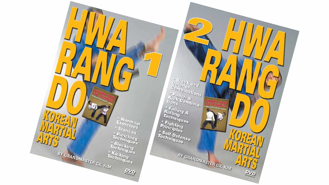 2 DVD Set Hwa Rang Do Korean Martial Arts Fighting Counters Rolls