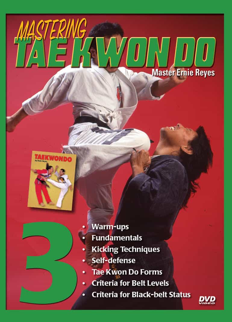 Mastering Tae Kwon Do #3 Fighting Self Defense Palgae 4 Blue Belt Dvd Ernie Reyes