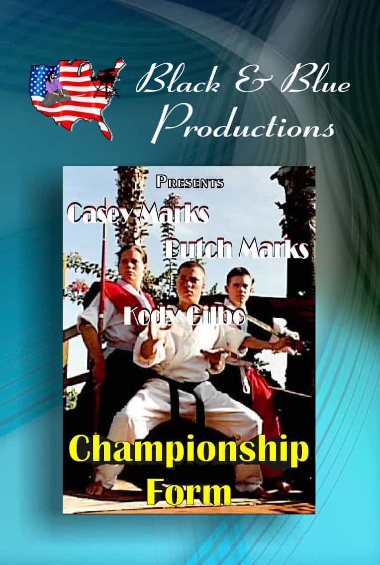 Tournament Karate Championship Bo & Sword Forms Kata Dvd Casey & Butch Marks, Dvd