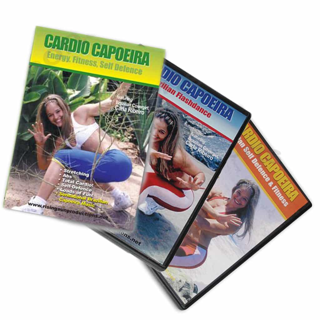 Cardio Capoeira Aerobic Workout 3 DVD Set by Carla Ribeiro
