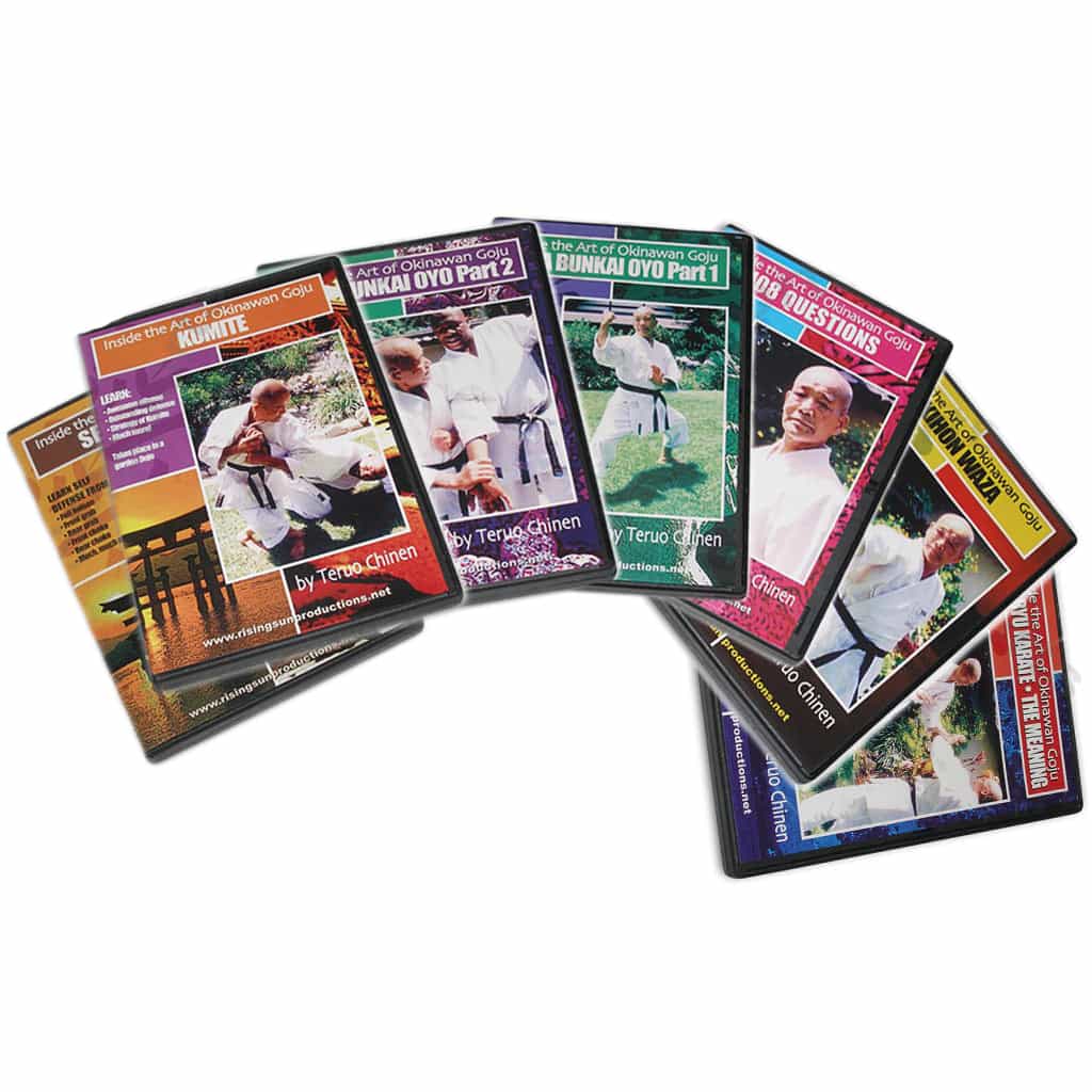 7 DVD Set Okinawan Goju Karate - Master Teruo Chinen