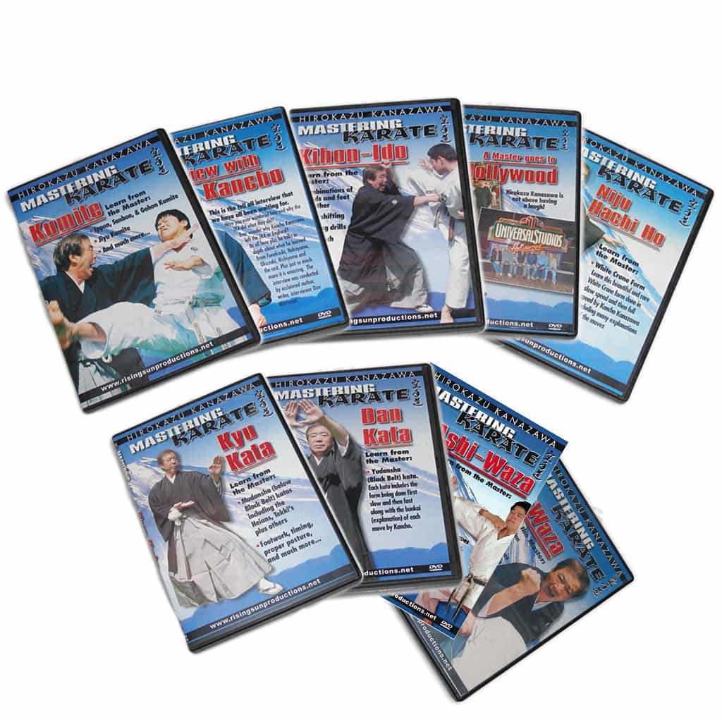 9 DVD Set Hirokazu Kanazawa Mastering Karate