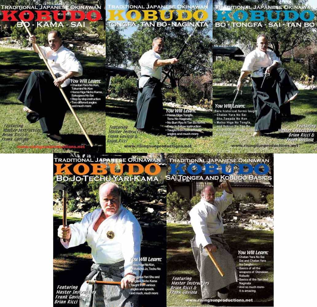 5 DVD Set Traditional Okinawan Kobudo Weapons
