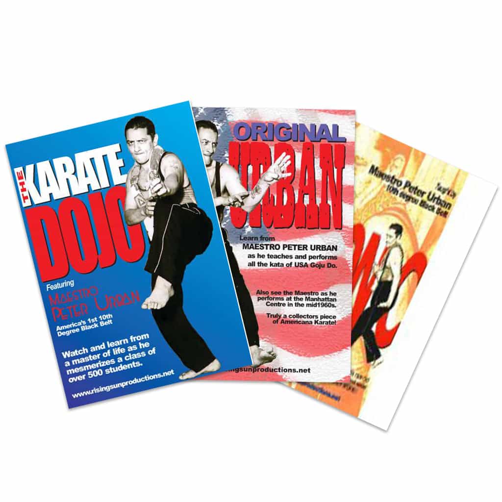 3 DVD Set American Goju Master Peter Urban