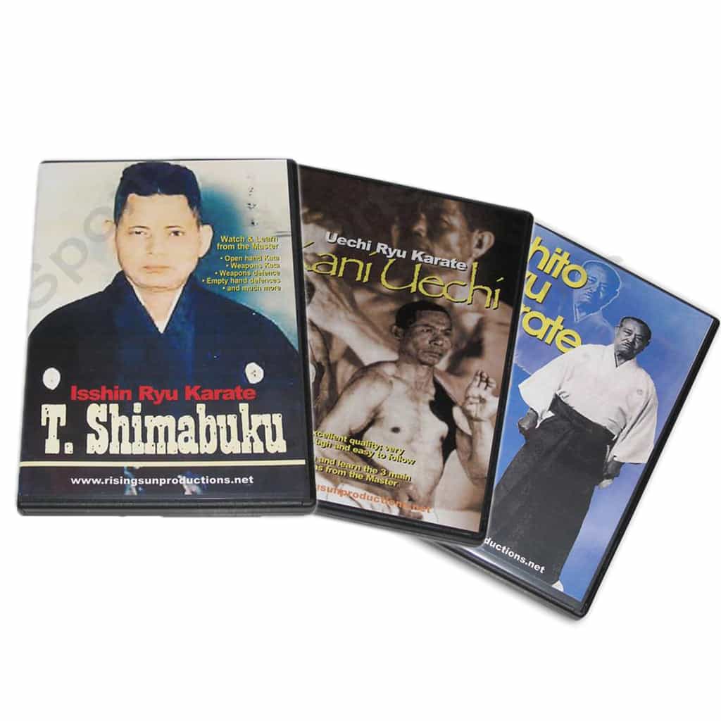 3 Dvd Set Okinawan Karate Masters: Shimabuku, Uechi, Chitose