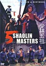 5 Shaolin Masters - Hong Kong Kung Fu Martial Arts Action Movie Dvd Dubbed