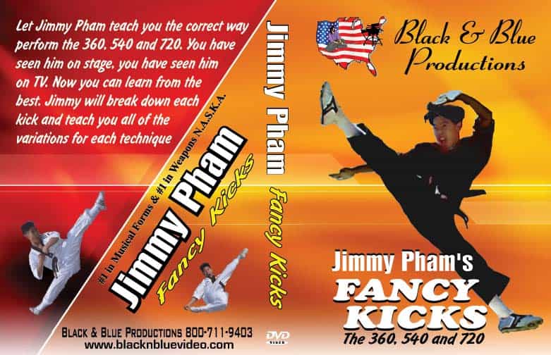 Tournament Karate Fancy Aerial Kicks 360 540 720 Dvd Jimmy Pham, Dvd