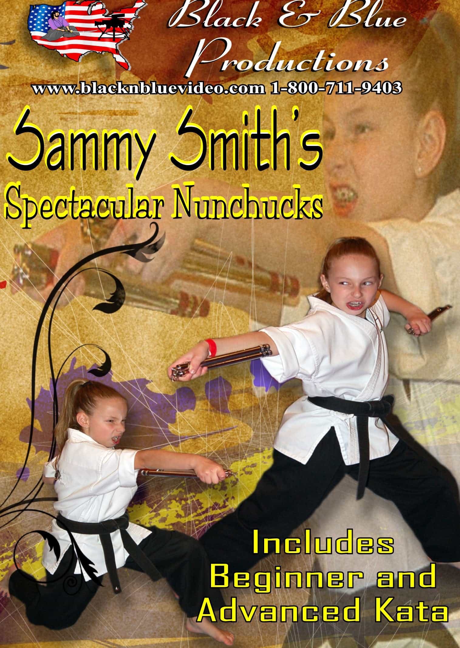 Spectacular Tournament Karate Nunchaku Forms & Tricks DVD