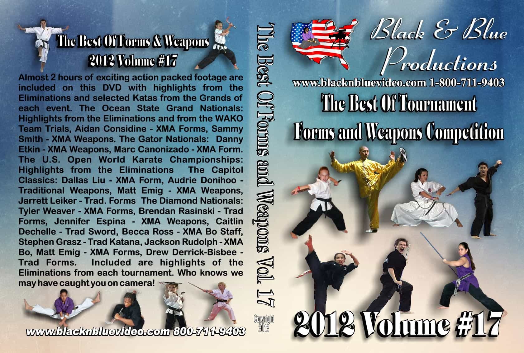 2012 Best of Forms & Weapons Competition Karate Tournament DVD