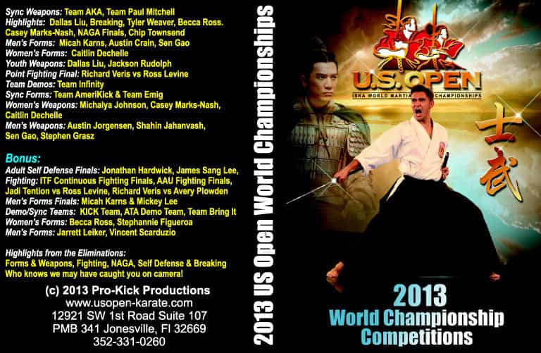 2013 Iska U.S. Open World Martial Arts Championship Tournament DVD Sparring