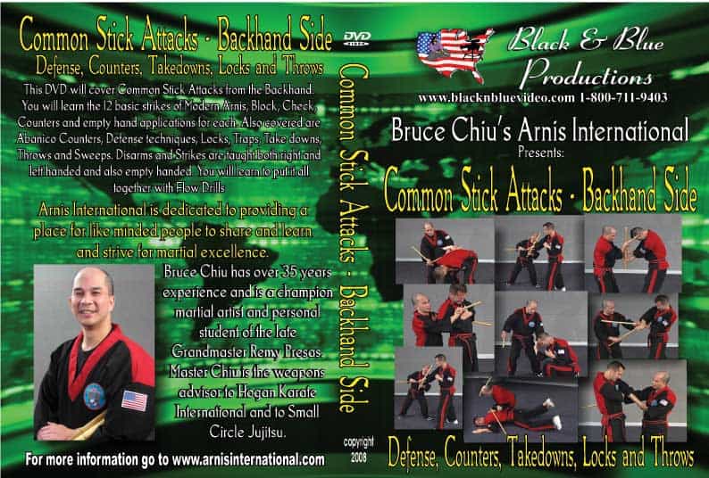 Arnis Common Stick Attacks & Backhand Counters DVD