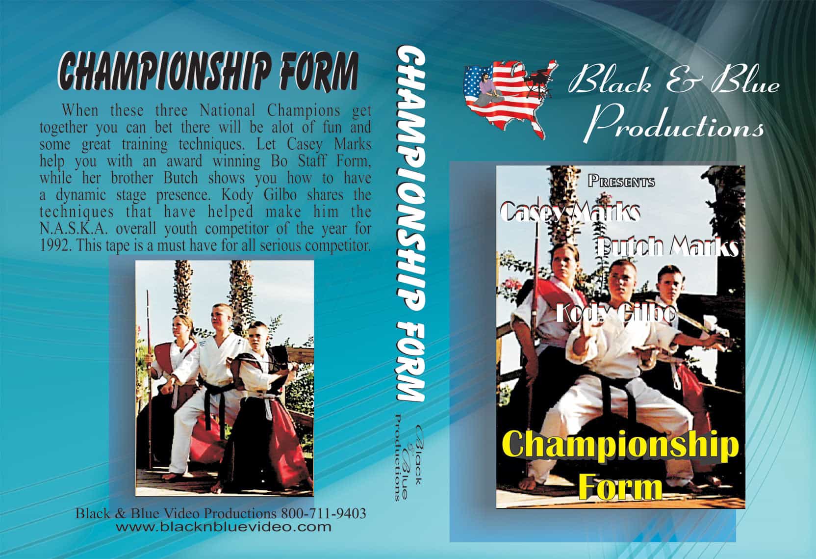 Tournament Karate Championship Weapons & Swords Forms Kata DVD