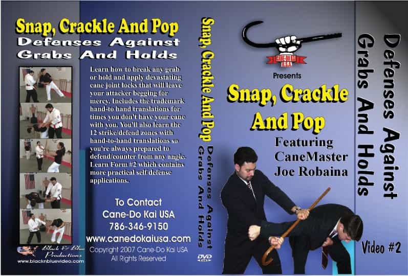 Snap Crackle Pop Cane Staff Defenses Against Grabs & Holds #2