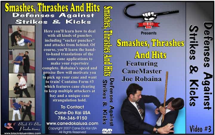 Cane Smashes Thrashes & Hits Defenses Against Strikes & Kicks #3 DVD