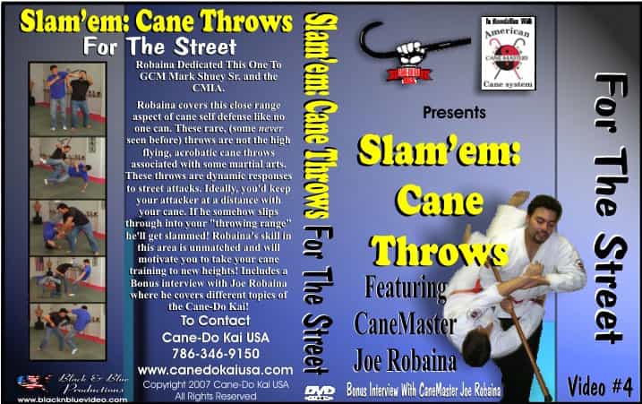 Slam Em Cane Throws For Street Self Defense #4 DVD