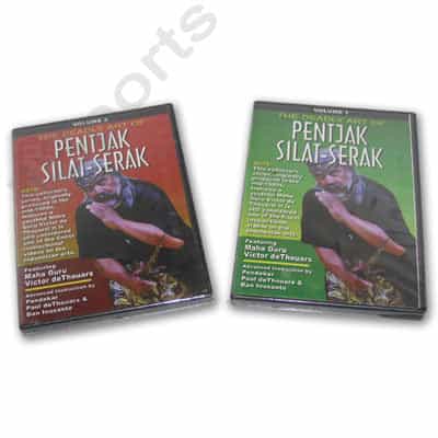 2 DVD Set Victor deThouars Indonesian Martial Arts Pentjak Silat Serak Penjak