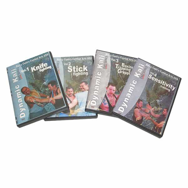 4 DVD Set Dynamic Kali Jeet Kune Do Filipino Escrima Arnis Knife Stick Fighting