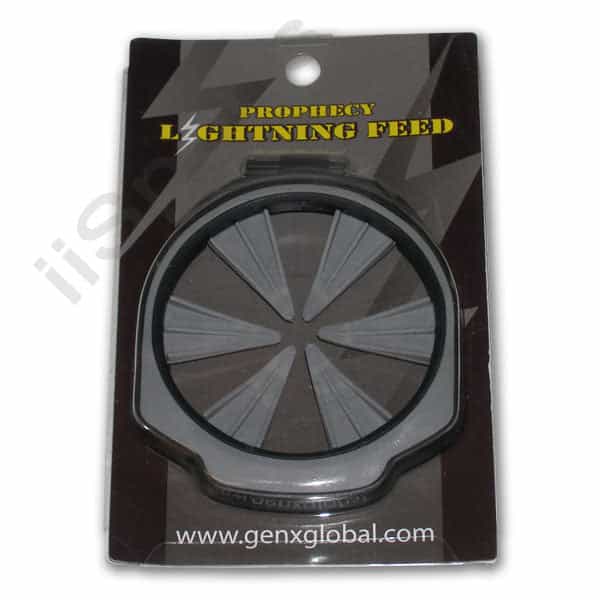 Lightning Empire Prophecy Z2 Loader Hopper Speed Feed Gate Collar Lid Gray Smoke