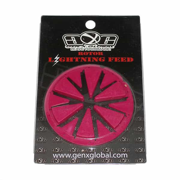 Lightning Dye Rotor 2010 12 13 Loader Hopper Speed Feed Gate Collar Lid Hot Pink