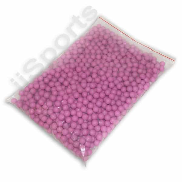 `.50 Cal Pink Rubber Paintballs 500Ct Case Zball