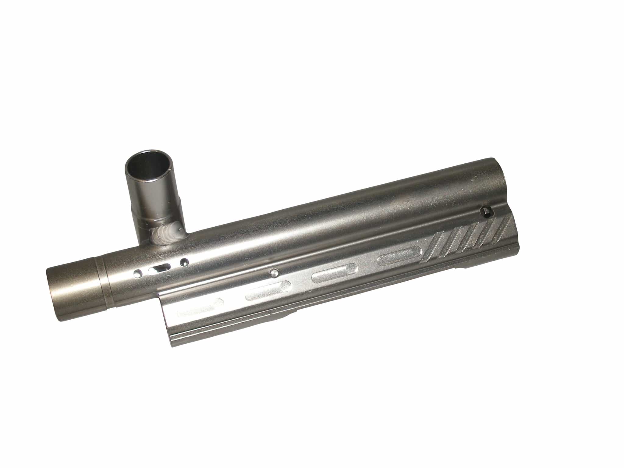 Kingman Spyder Paintball Gun Tl 2K+ Replacement Crossfeed Upper Body Silver