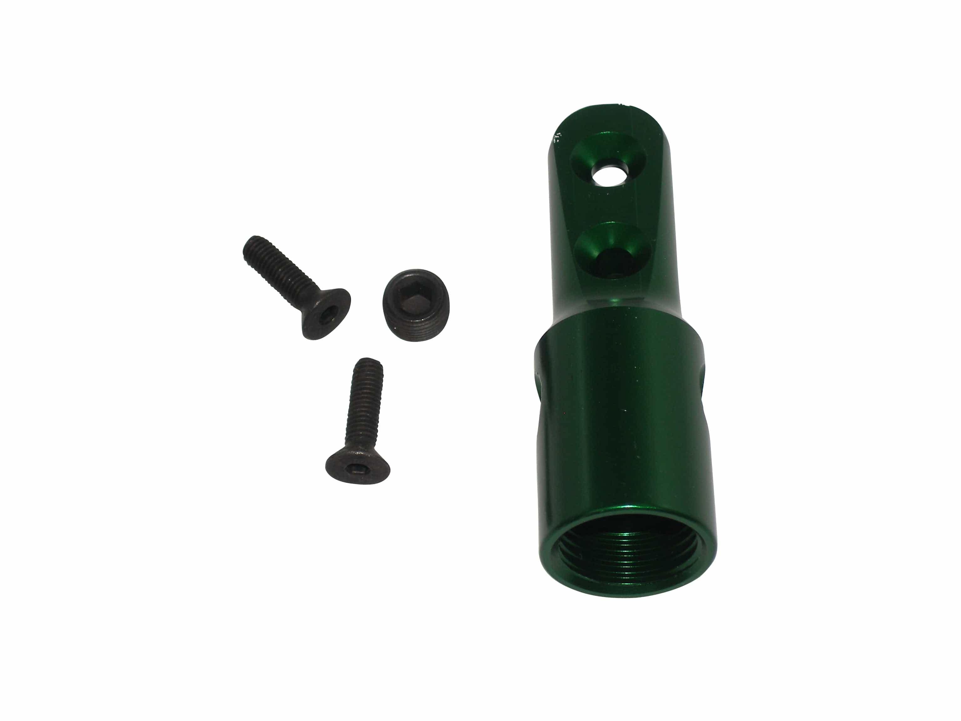 Green Paintball Angled Bottomline Cradle Co2 Hpa Tank Bottle Adapter Asa