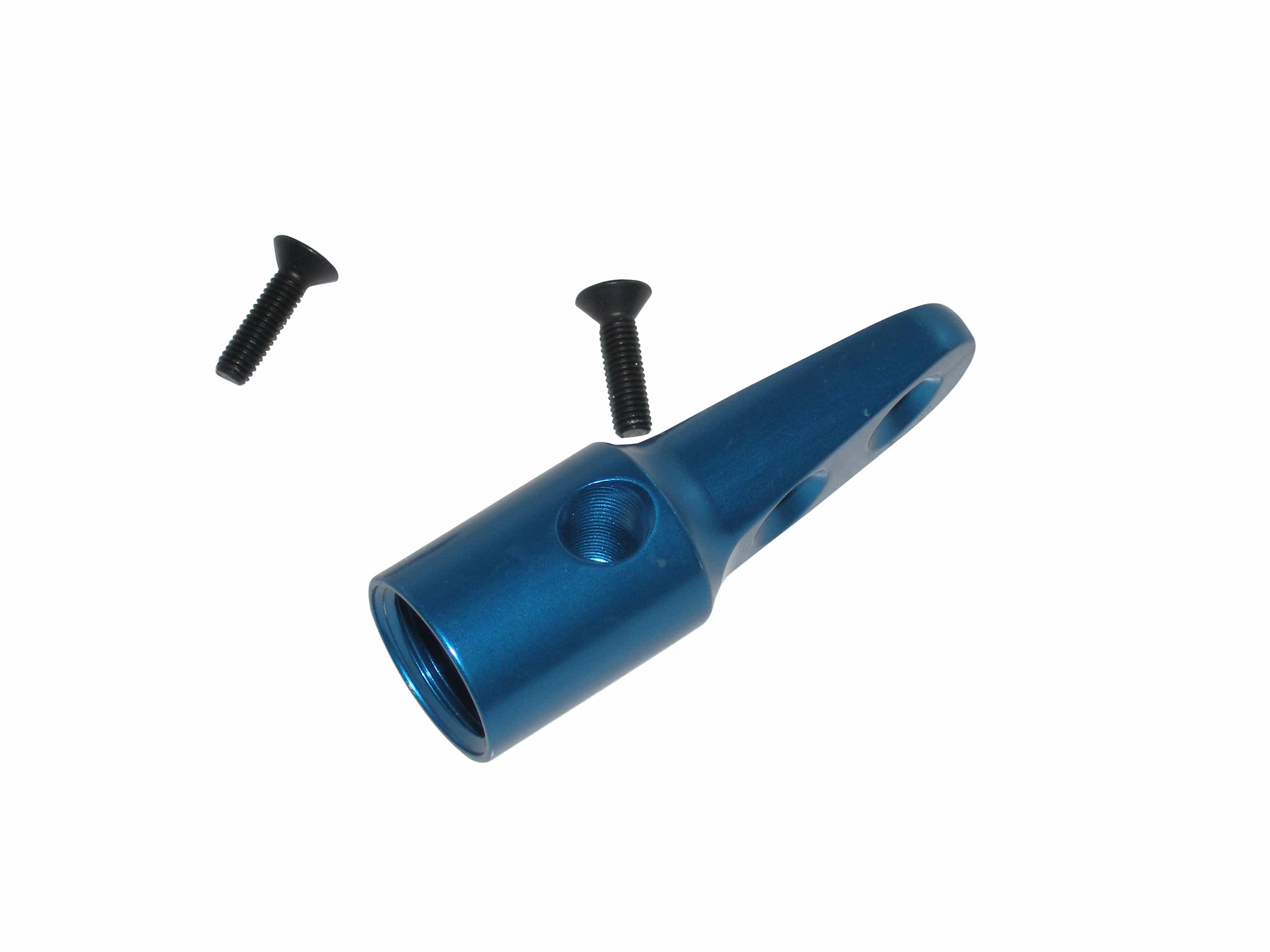 Blue Paintball Angled Bottomline Cradle Co2 Hpa Tank Bottle Adapter Asa