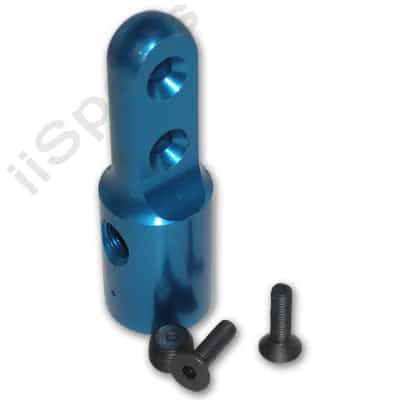 Blue Paintball Gun 2 Hole Bottomline Drop Co2 Hpa Tank Adapter Asa Duck Bill