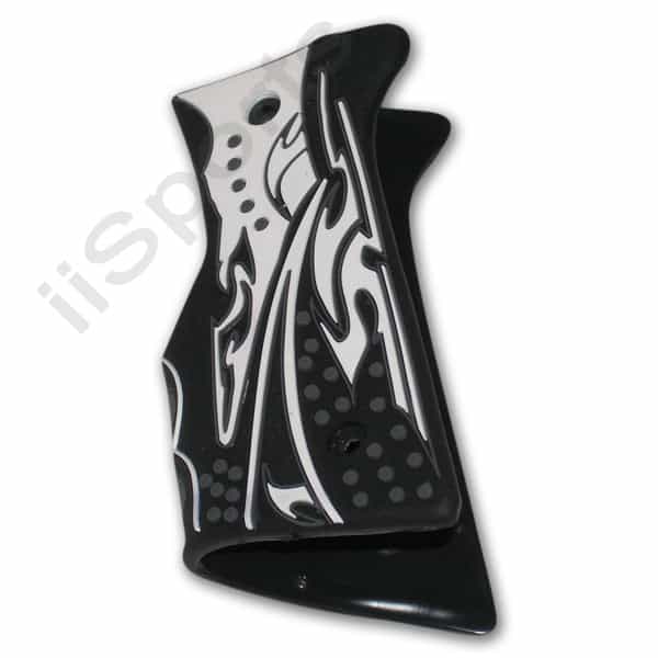 Tippmann 98 Paintball Gun 3D Textured Rubber Wrap Around 45 Grips Black White