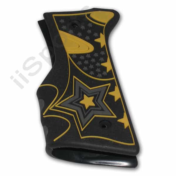 Spyder Jt Vl Paintball Gun 3D Textured Rubber Wrap Around 45 Grips Black Yellow
