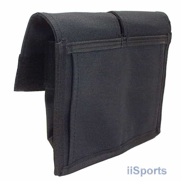 Paintball Grenade Carry Belt 2-Pocket Pouch Bag Black