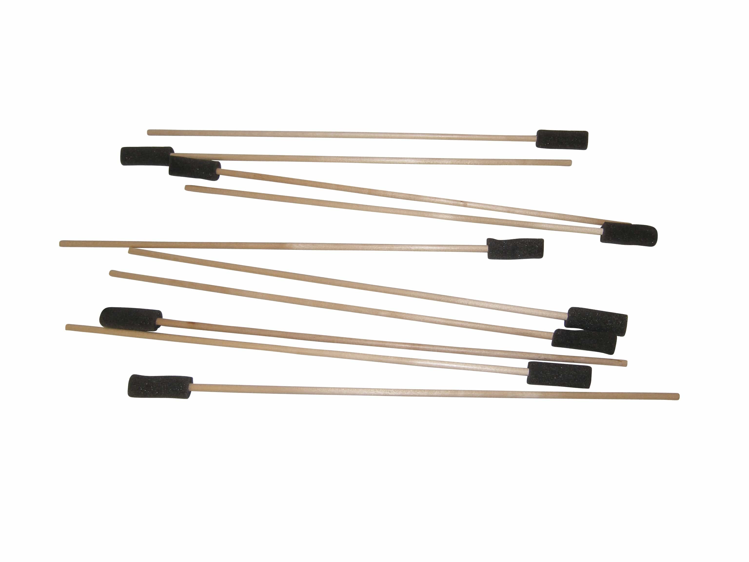 10 Foam Paintball Barrel Cleaner Swabs 20" Long
