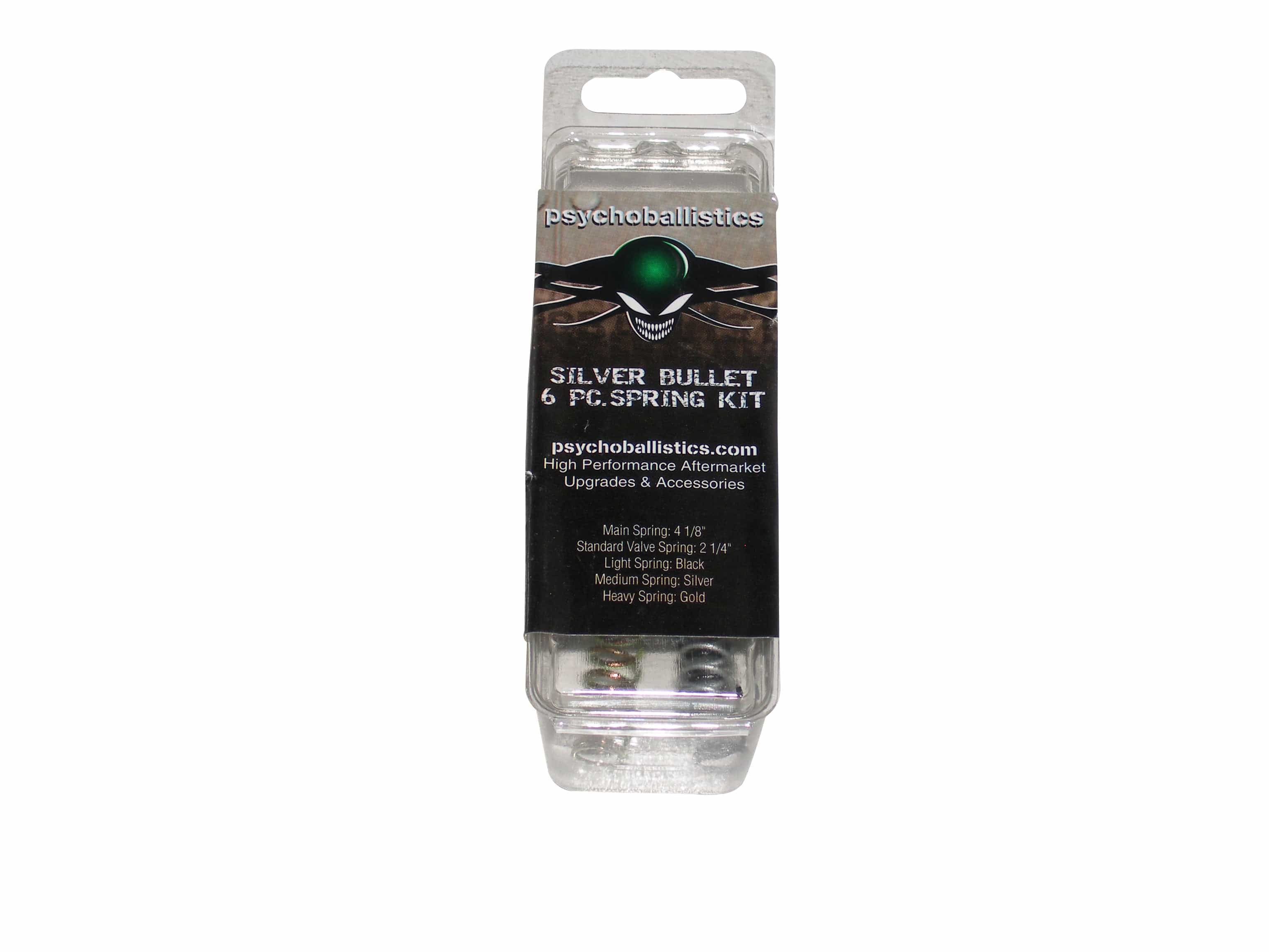 Psychoballistics 6 Pc Silver Bullet Spring Kit