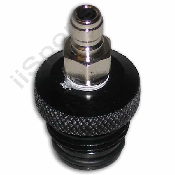 Paintball Gun Hpa Co2 Gas Air Remote Asa Plug + Male Quick Disconnect Nipple