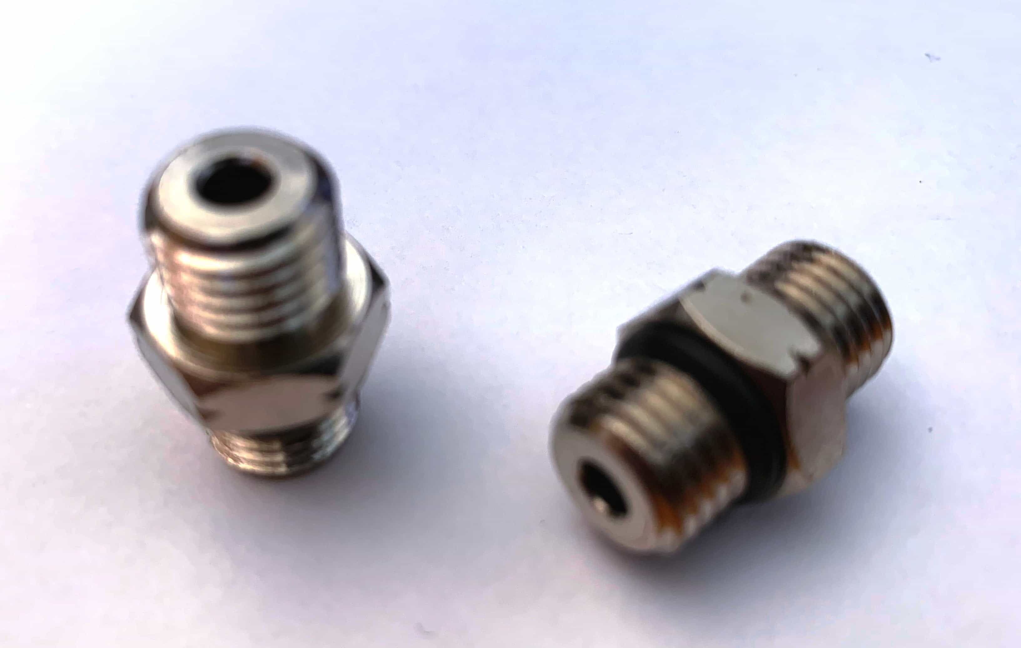 2 Straight Male-Male Fittings, M22 x 1.5mm