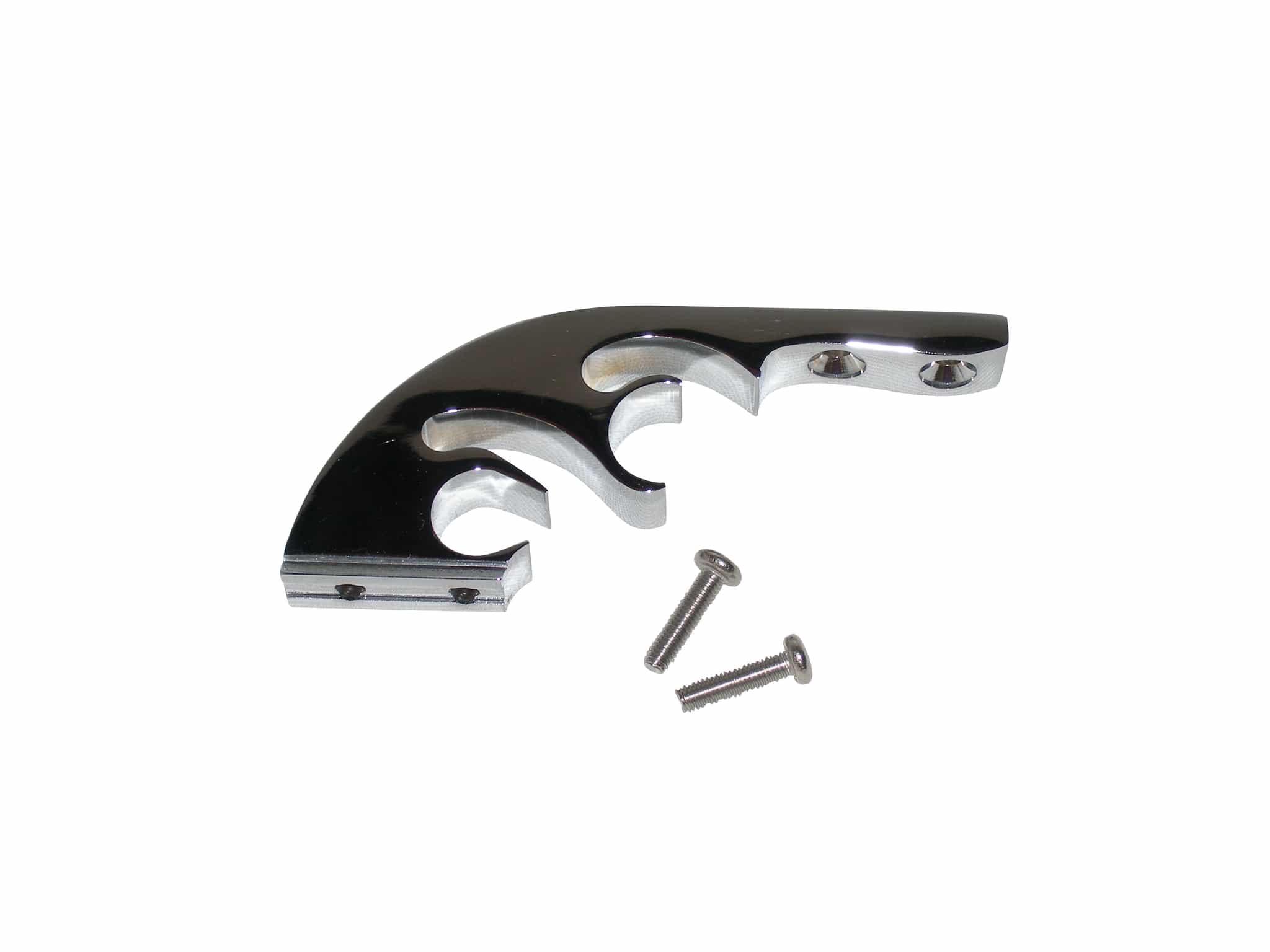 Chrome 5" 3D Paintball Gun Flame Hpa Co2 Rail Bottomline Drop Forward Cradle Arm