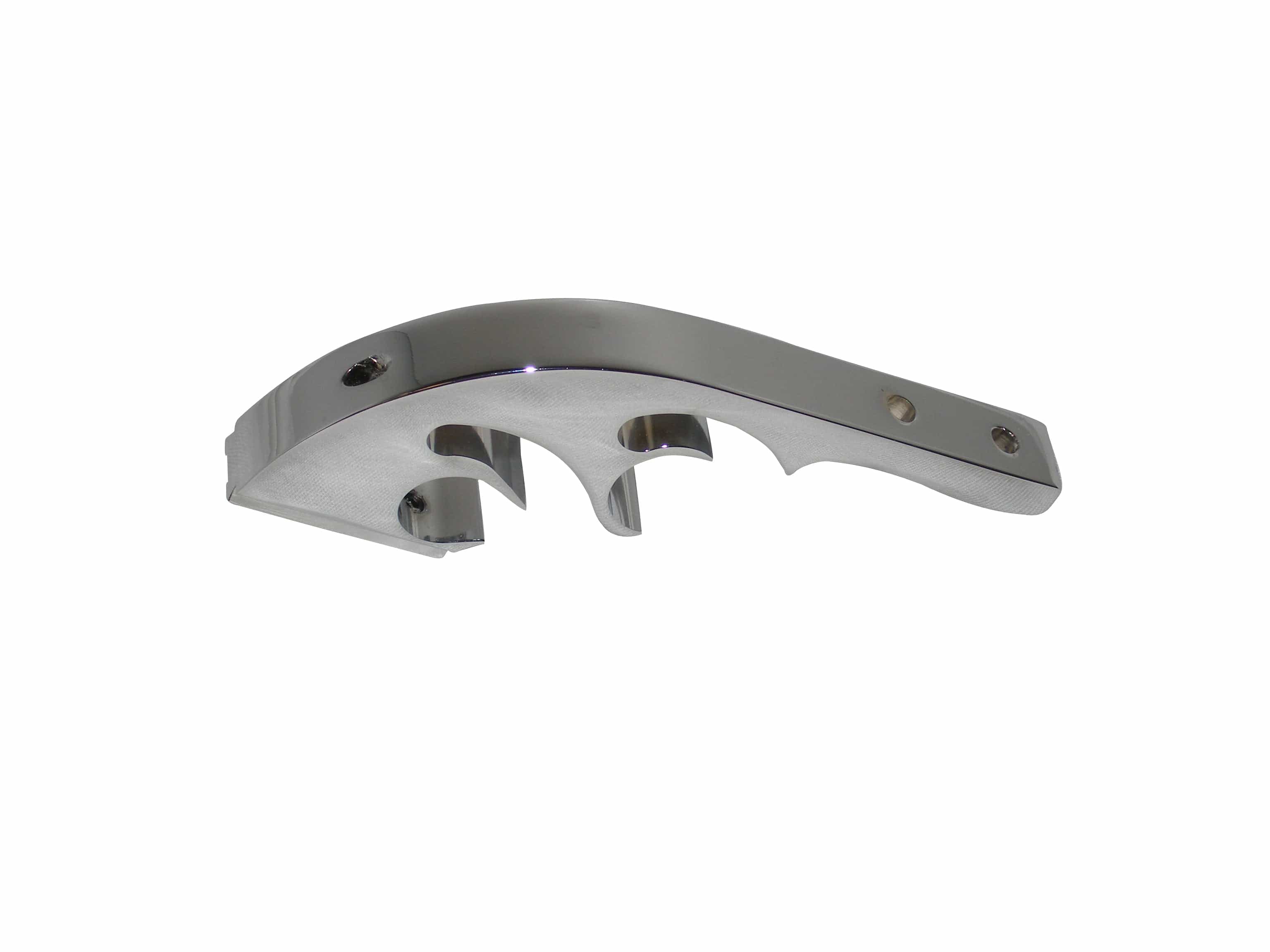 Chrome 5" 3D Paintball Gun Flame Hpa Co2 Rail Bottomline Drop Forward Cradle Arm
