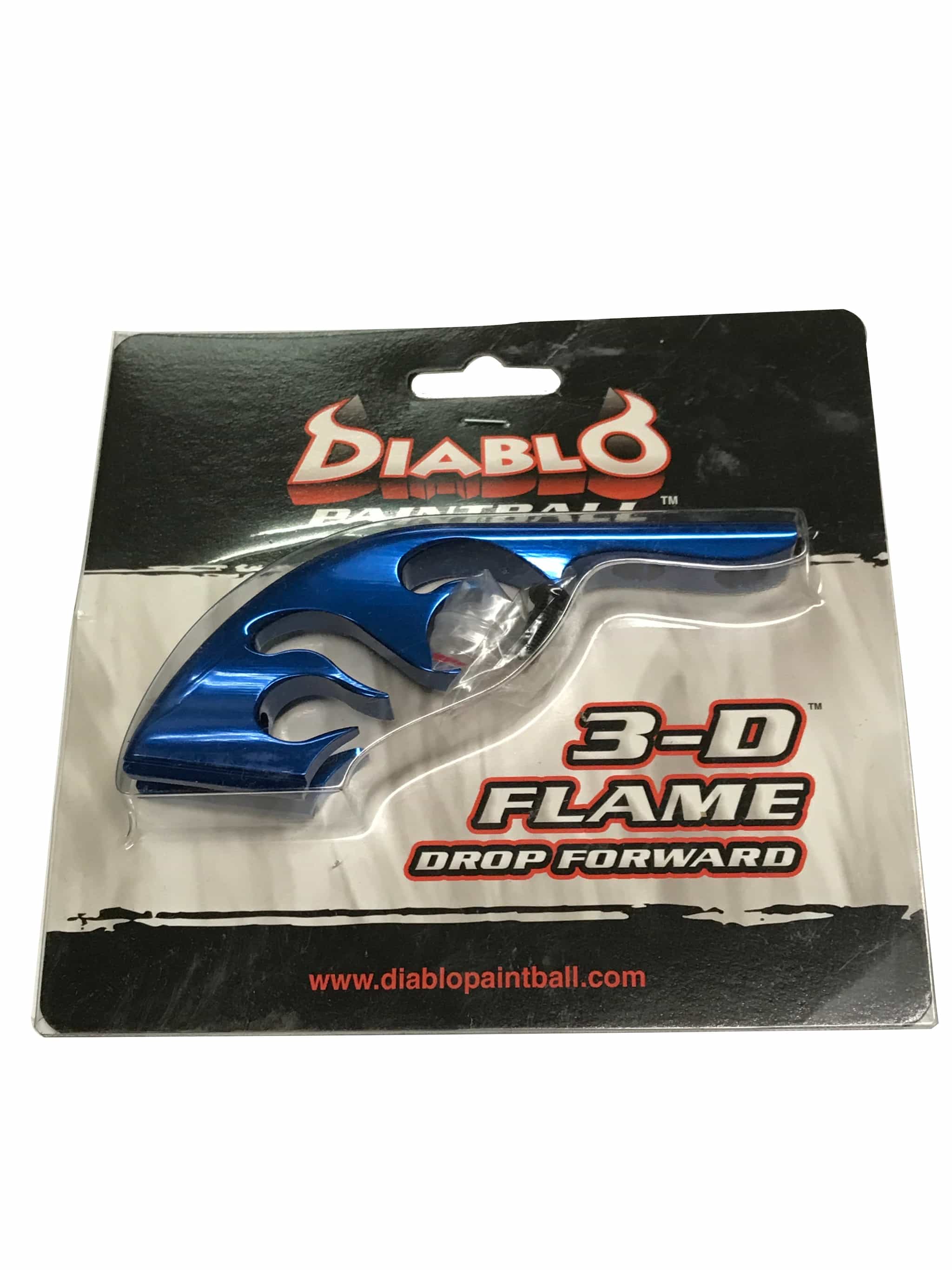 Blue 5" 3D Paintball Gun Flame Hpa Co2 Rail Bottomline Drop Forward Cradle Arm