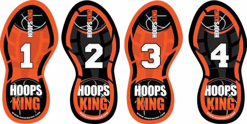 Hoopsking Basketball Footwork Training Mat Steps