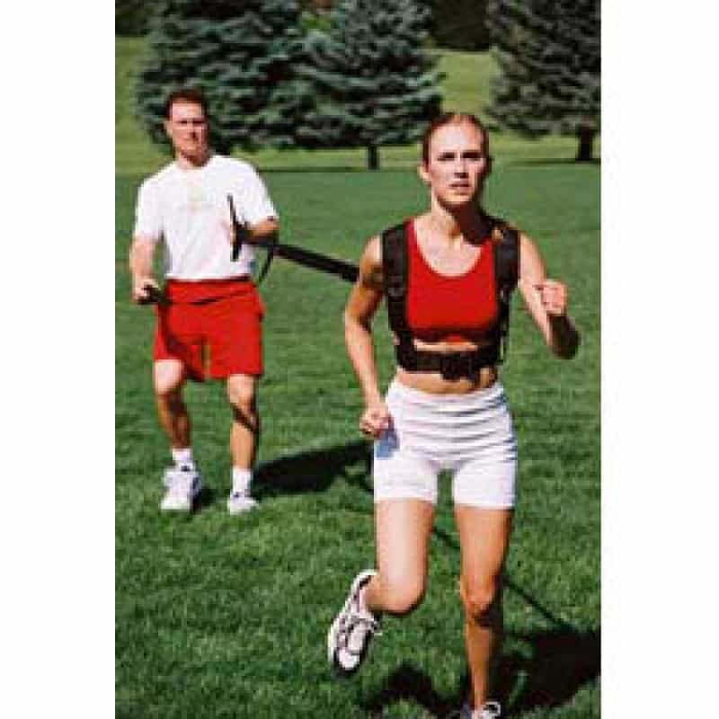 Running Speed Resistance Trainer With Breakaway Shoulder Harness