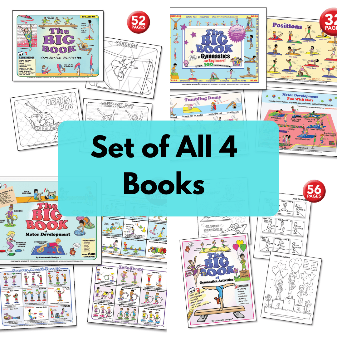 Set of 4 Big Book of Gymnastics
