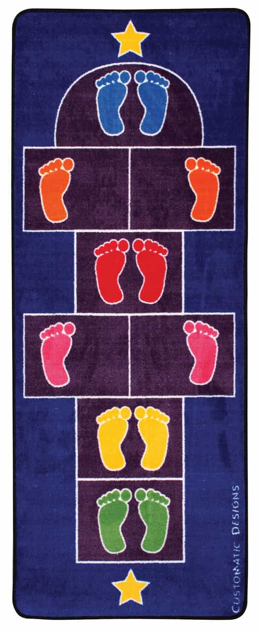 Beginning Hopscotch Mat, 30” X 78”