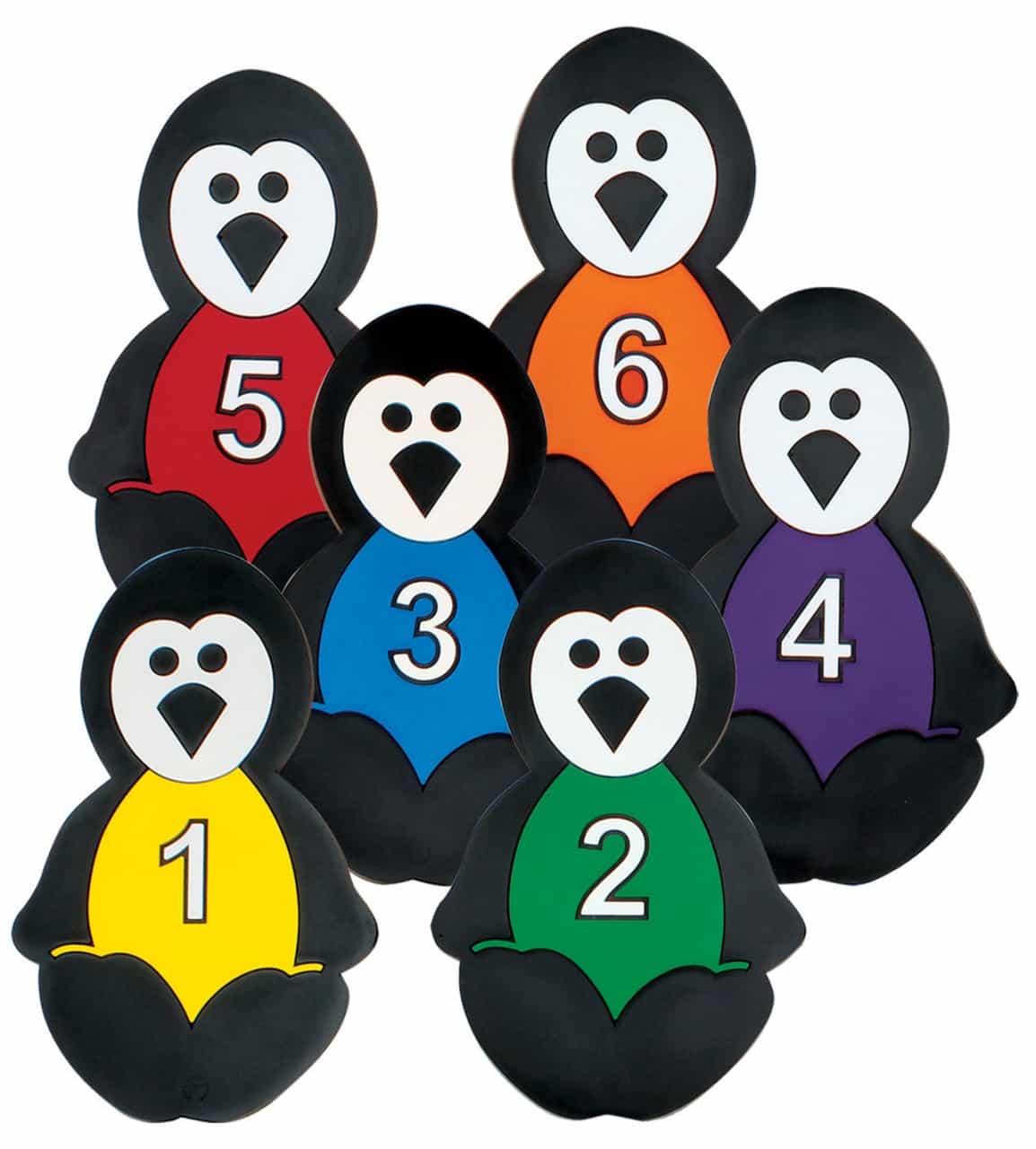 Penguins With Numbers, Set of 6