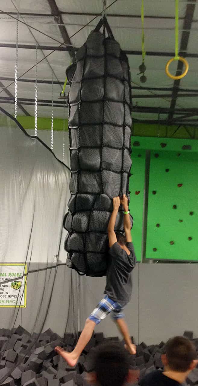 Ninja Cargo Net Bag, 4" Mesh, 2' Dia x 8'h