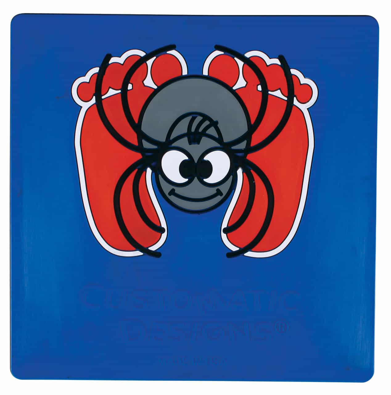 Poly Pad “Two Feet With Spider”, 15” x 15”