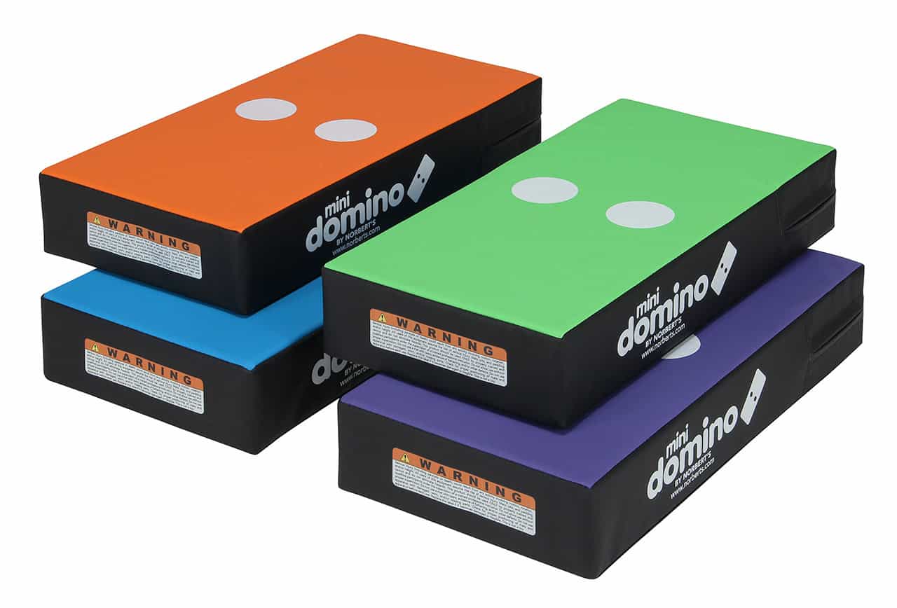 Mini Domino Cartwheel Block Set of 4