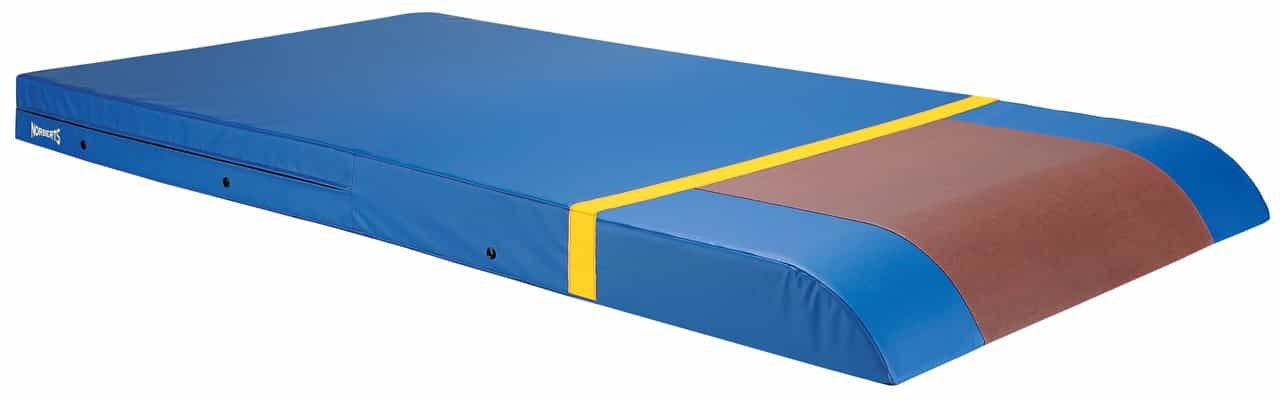 Beginning Vault Mat 5' x 10' x 8" with Yellow Vault Line